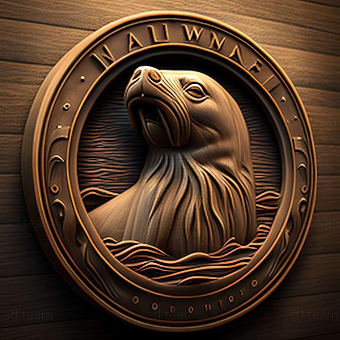 3D модель Відома тварина тюлень Гувер (STL)